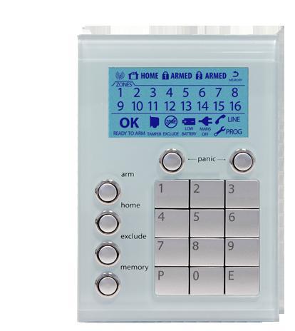 NESS SATURN ALARM SYSTEM KEYPAD - OCEAN MIST 106-108