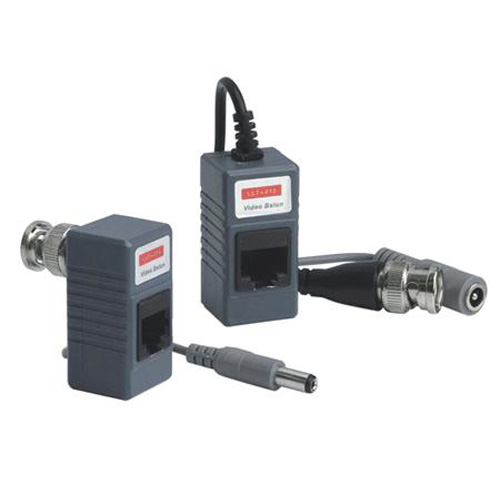 Video Balun with Power- One Pair