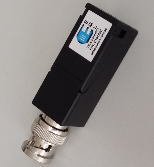 Passive Video Balun E10180C BNC Male to IDC