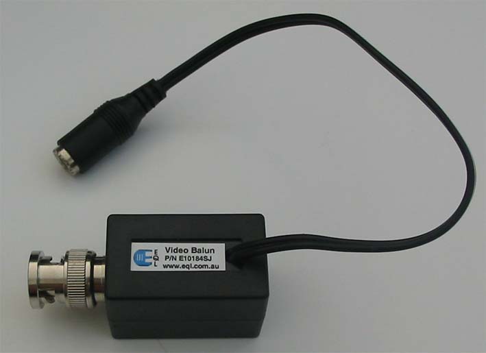 EQL BNC Male Video Balun power through 2.1mm to RJ45 E10184SJ