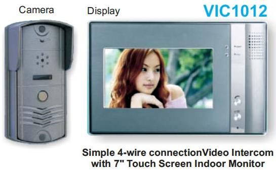 7" Touch Screen DoorPhone Video Intercom Home Security IR Camera