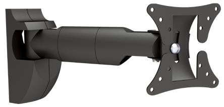 Brateck LCD Wall Mount Arm Vesa 50/75/100mm up to 23"