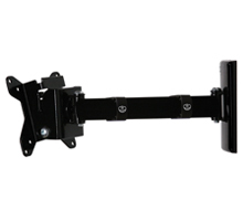 LCD Wall Mount Bracket Black ,Tilts 17°, 180° swivel