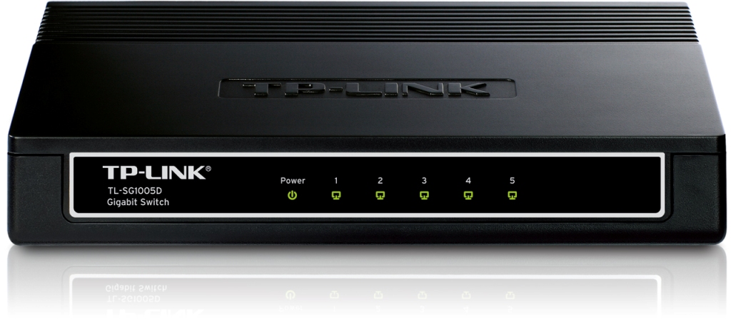 TP-LINK TL-SG1005D 5-port Desktop Gigabit Switch, 5 10/100/1000M
